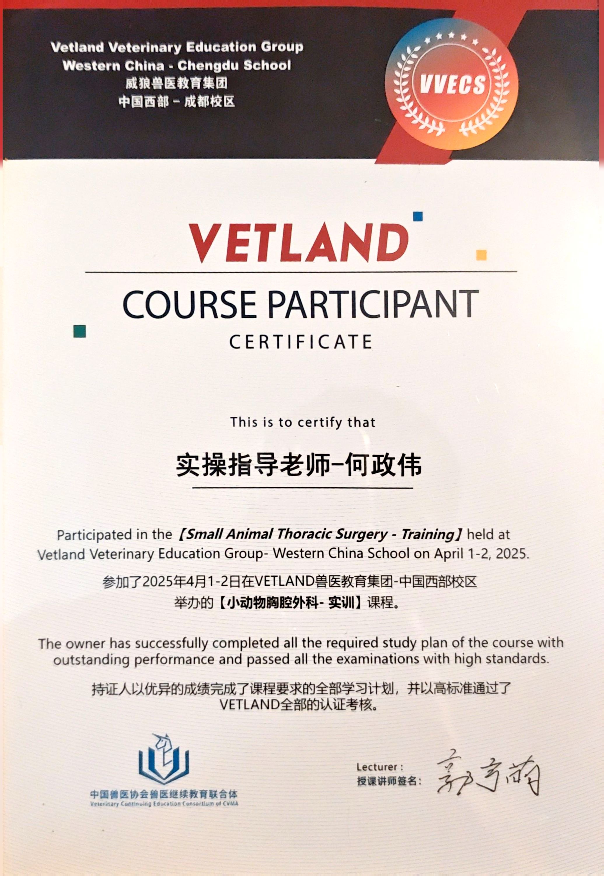 小动物胸腔外科实训指导